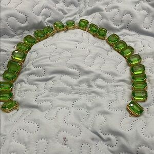 Swarovski Elegant Millenia Green Gemstone Necklace